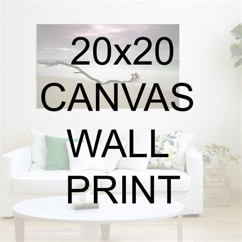 20x20" Canvas Wrapped Prints