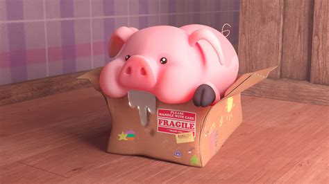 Gravity Falls - Waddles - Fan Art - ZBrushCentral