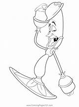 Dancing Lumiere Coloring Page For Kids  Free Beauty And The Beast sketch template