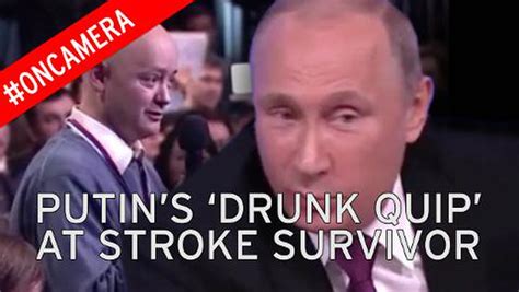 Vladimir Putin 'drunk' joke: Watch moment Russian president makes embarrassing gaffe to multiple ...