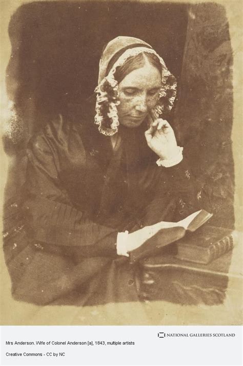 Mrs Anderson. Wife of Colonel Anderson [a] | Victorian photography ...