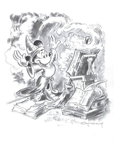 Sorcerer Mickey Drawing at PaintingValley.com | Explore collection of Sorcerer Mickey Drawing