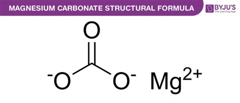 Magnesium Carbonate Formula - Chemical Formula, Structure And Properties