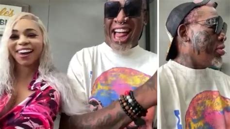 Dennis Rodman's GF Says She Was Against Face Tattoo Idea, 'He's Crazy!'