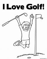 I Love Golf Sports S3d99 Coloring Page Printable sketch template