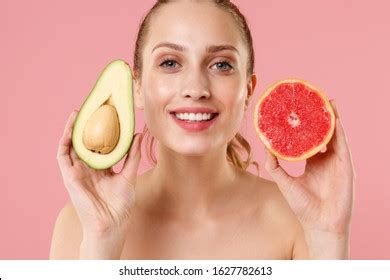 Close Half Naked Woman 20s Perfect Stock Photo 1627782613 | Shutterstock