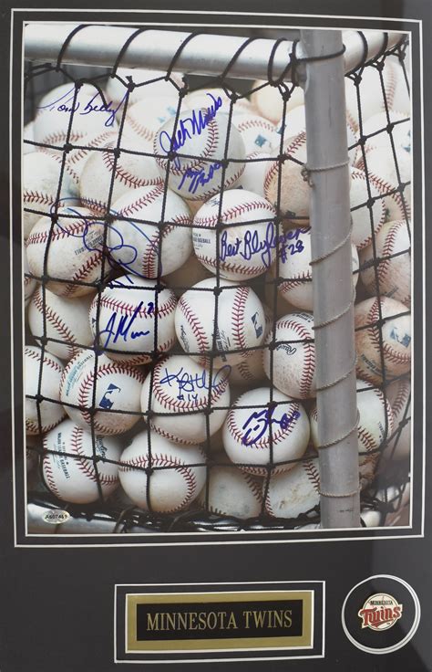 Lot Detail - Minnesota Twins Autographed Display