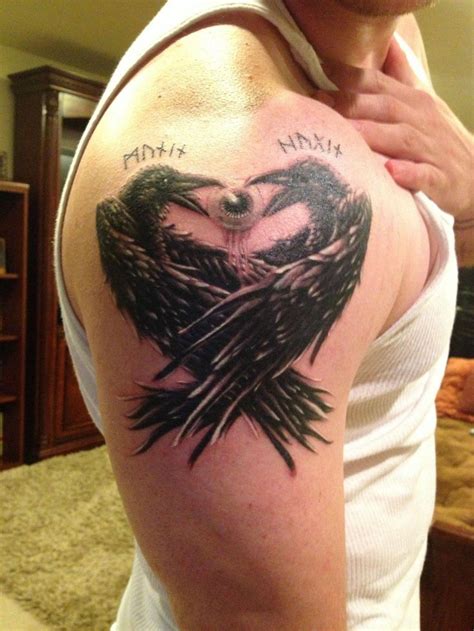 huginn and muninn - Google Search | Viking tattoos, Norse tattoo ...