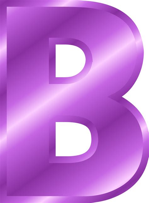 Alphabet B PNG Background