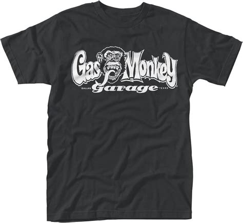 Gas Monkey Unisex Adults Garage Dallas Texas T Shirt Black | Zelitnovelty