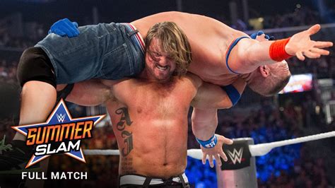 FULL MATCH - John Cena vs. AJ Styles: SummerSlam 2016 - YouTube