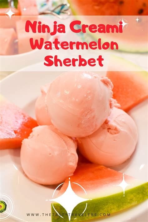 Ninja Creami Watermelon Sherbet | Recipe | Watermelon sorbet recipes, Ninja ice cream recipe ...