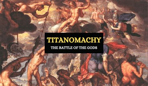 Explaining Titanomachy: The Turning Point of Greek Mytholog