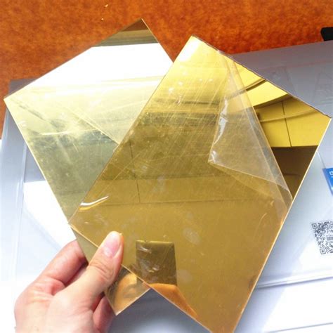 Supply 2mm gold acrylic mirror sheet 4x8 size 3mm mirror acrylic sheet ...