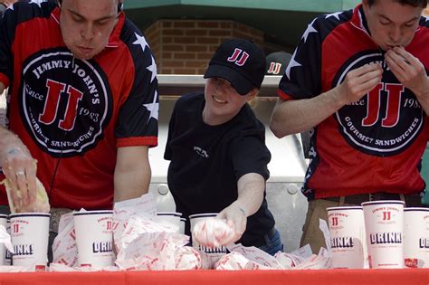 Jimmy John's Freaky Fast Sandwich Making and Eating Contest • Choosing ...