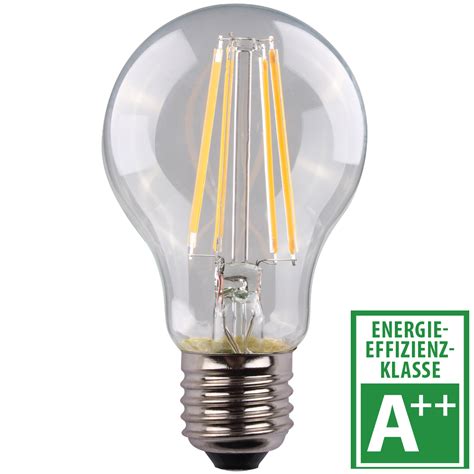 LED Filament Lampe dimmbar 9,5 Watt in Birnenform mit E27 Sockel | Sonderpreis Baumarkt