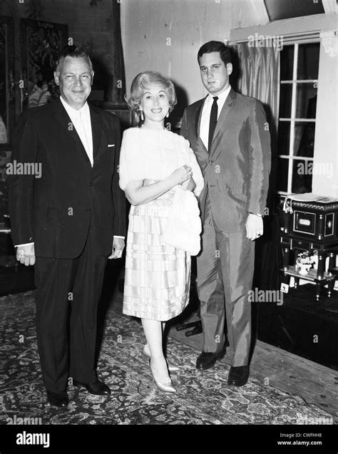 Mr and Mrs Joseph Lauder and son Ronald Lauder at the Saul Ritter Stock Photo, Royalty Free ...