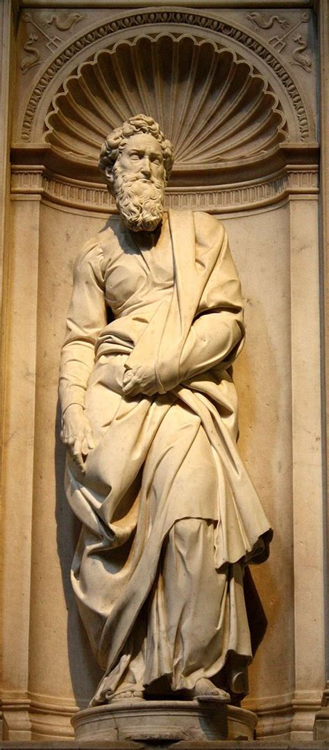 St. Paul - Michelangelo. 1501-04. Marble. H: 127 cm. Piccolomini Altar ...