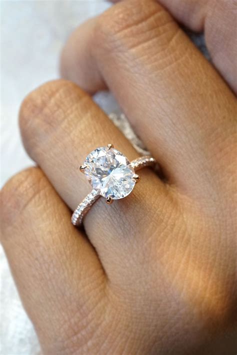 The Most Stunning Oval Engagement Rings | Joseph Jewelry | Rose Gold ...