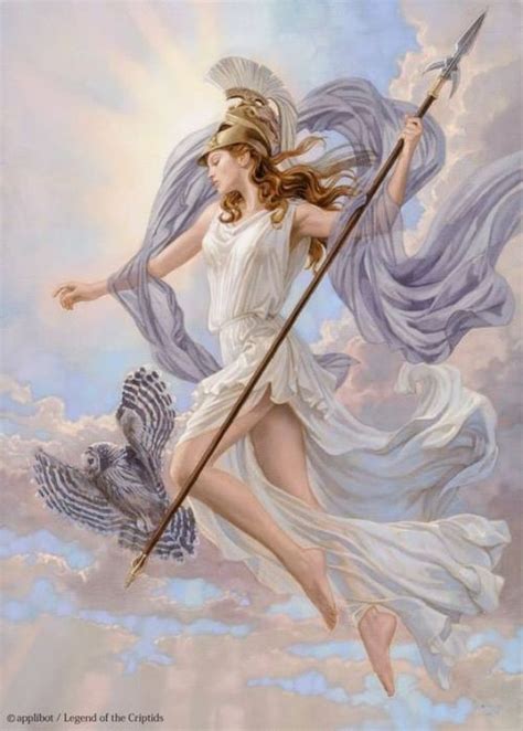 Athena Goddess Painting