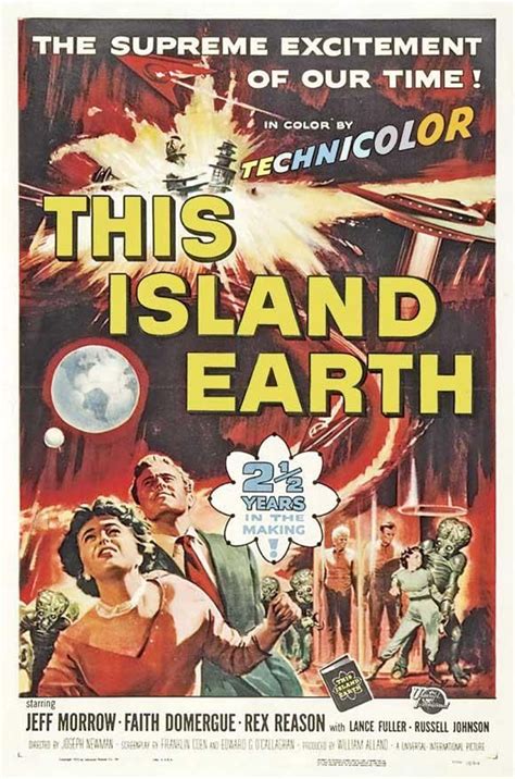 This Island Earth 27x40 Movie Poster (1954) (With images) | Science fiction movie, Classic movie ...