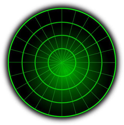 Радар Пустой Зеленый - Бесплатная векторная графика на Pixabay