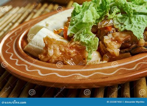 Green Fig and Saltfish stock photo. Image of fresh, dish - 233387450