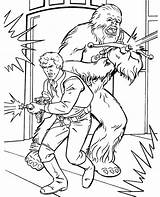 Chewbacca coloring page To Print sketch template
