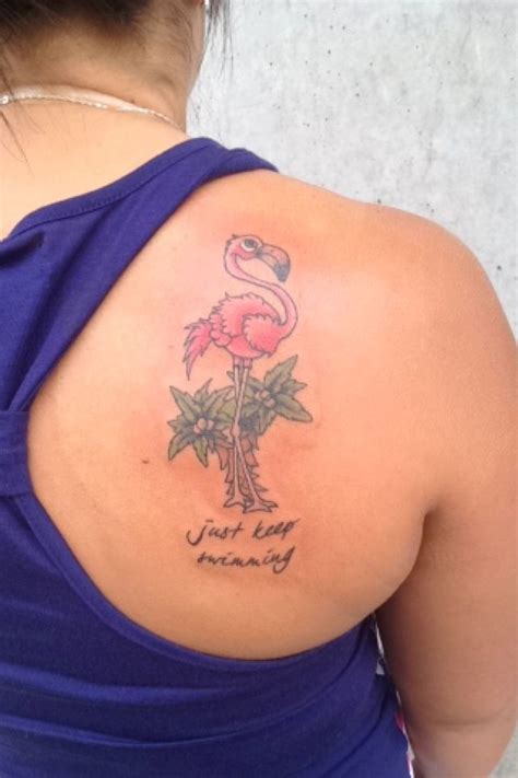 flamingo and palm tree tattoo - panamavanhalenmeaning