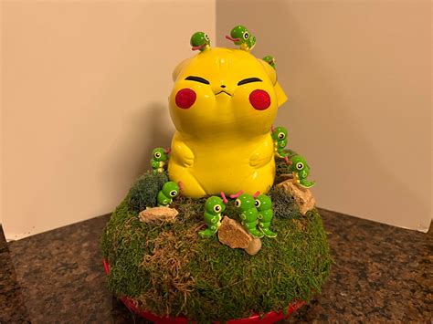 3D printer caterpie pokemon • made with Saturn 2 8K・Cults