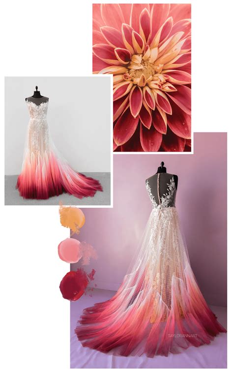 Canvas Bridal by TaylorAnnArt | Dye wedding dress, Ombre wedding dress ...