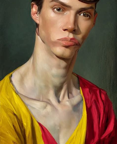 very detailed masterpiece androgynous man portrait | Stable Diffusion | OpenArt