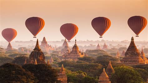 Ballooning Over Bagan