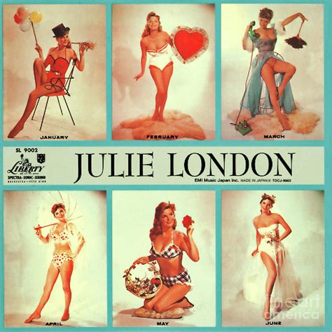 Julie London Album Digital Art by Steven Parker - Fine Art America