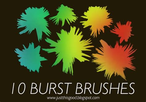 10 Paint Burst Brushes - Free Photoshop Brushes at Brusheezy!
