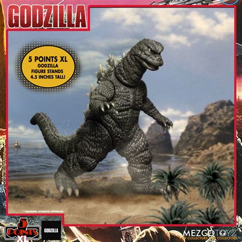 5 Points XL Godzilla: Destroy All Monsters (1968) - Round 1 Boxed Set | Mezco Toyz