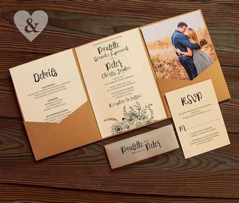 Diy Tri-Fold Pocket Wedding Invitations: An Easy Guide