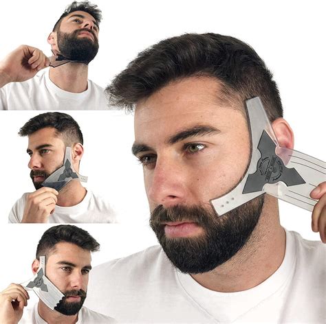 Buy Beard Shaping Tool Kit for Men [Comb & Pencil Liner Included ...