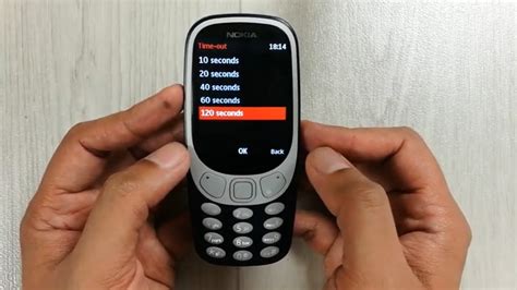 Save Battery Life in Nokia 3310 - How to Set Screen Timeout - YouTube