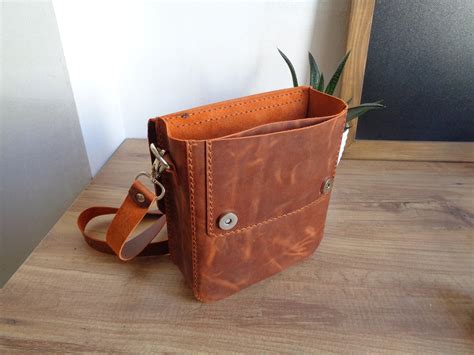 Leather Messenger Bag PDF Pattern Man Messenger Bag Woman - Etsy