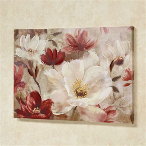 Natures Jewels Floral Canvas Wall Art | Pinturas florales, Cuadros de arte, Flores abstractas