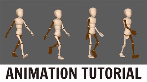 Animating A Walk Cycle | Tutorial [CC] - YouTube