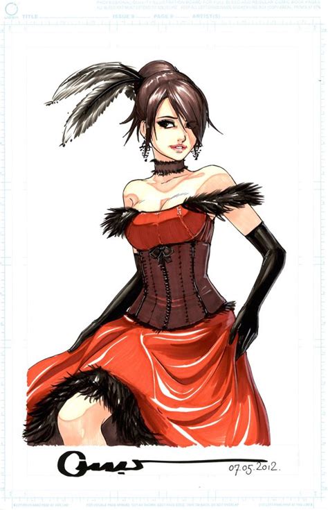 Lydia Saloon Girl by Omar-Dogan on deviantART | Saloon girls, Character sketches, Character art