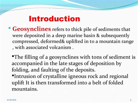 Geosyncline