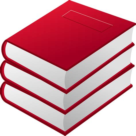 Books Pile Red - Free vector graphic on Pixabay