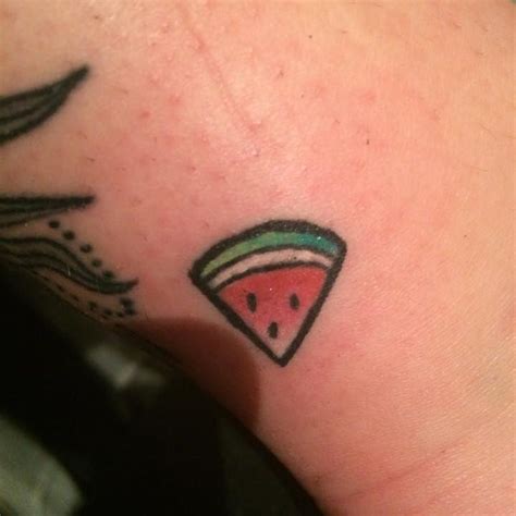 Watermelon Tattoo | Fruit tattoo, Watermelon tattoo, Forever tattoo