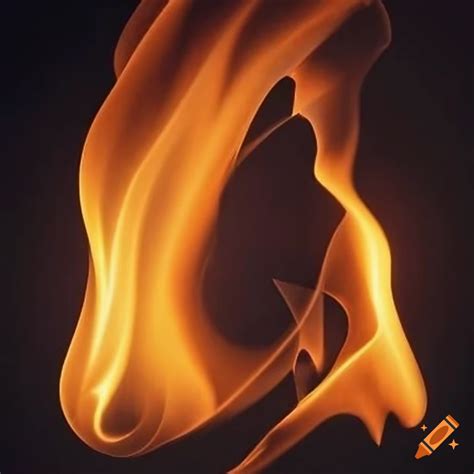 Bold typography engulfed in flames