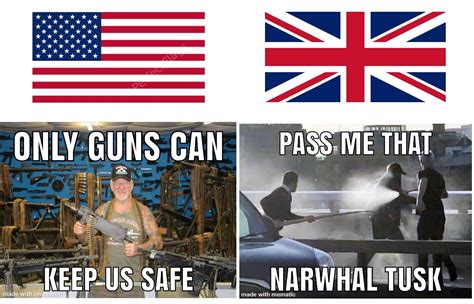 US security Vs UK security - Meme by CookieUK :) Memedroid