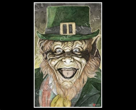 The Leprechaun Horror Movie Poster Wall Art Print by Artist | Etsy