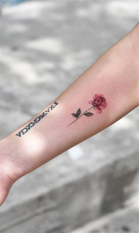 Flower Tattoo On Arm Simple - Viraltattoo